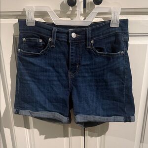Levi's Dark Blue Women's Jean Shorts